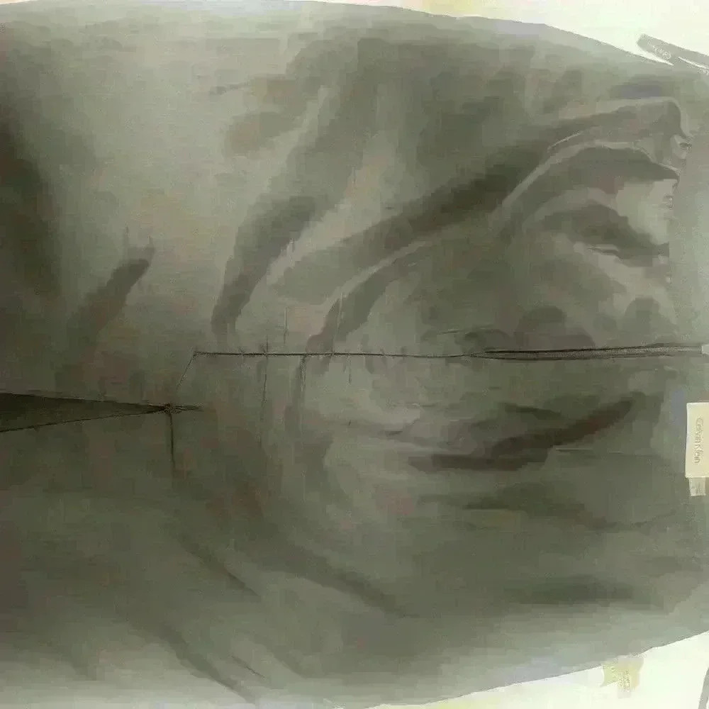 Calvin Klein Heather Gray Pencil Skirt With Inside Lining Size 2- B8 - Picture 3 of 5